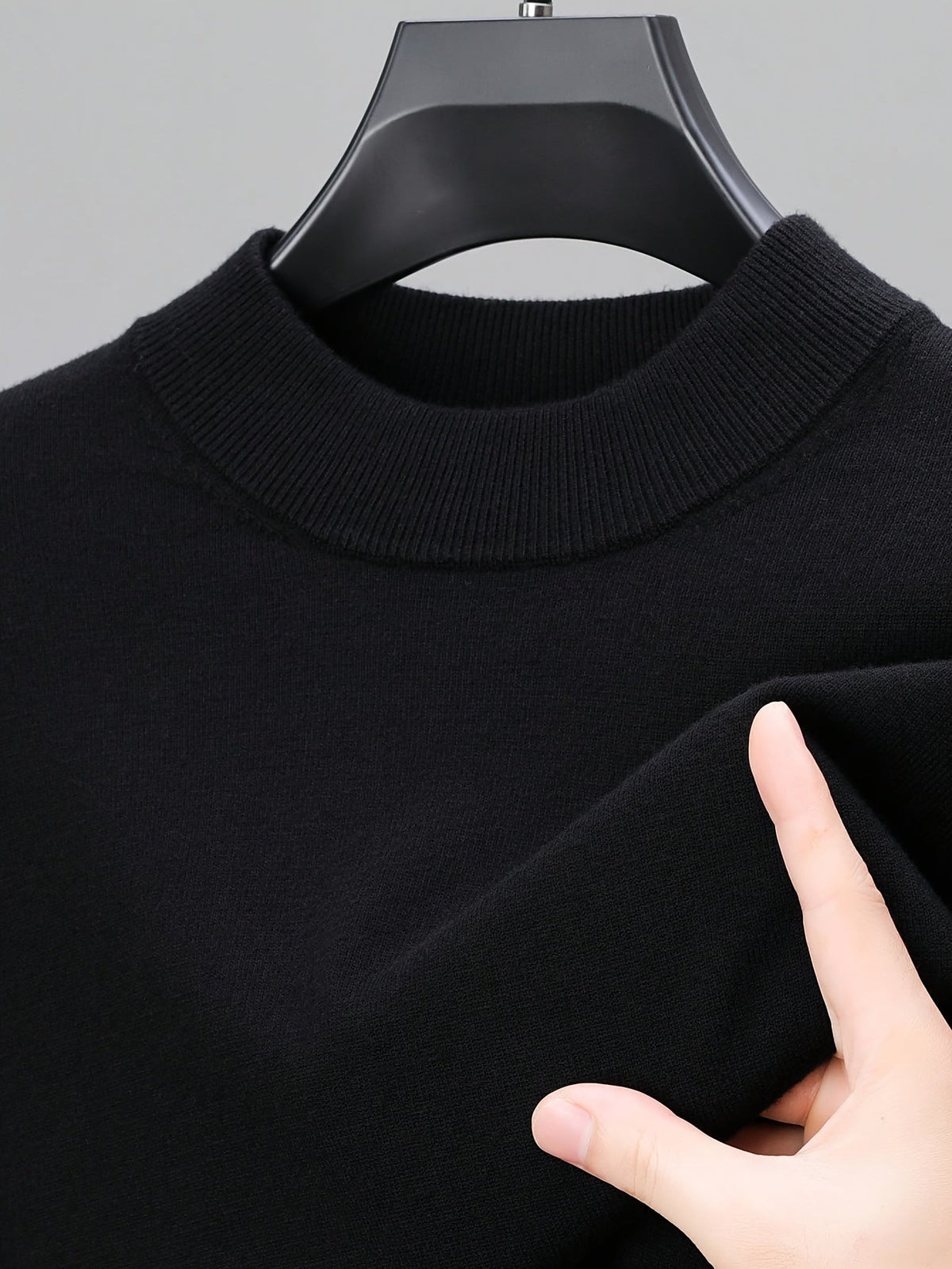 Refined High-Neck Sweater