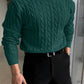 Cable Knit Crew Neck Sweater
