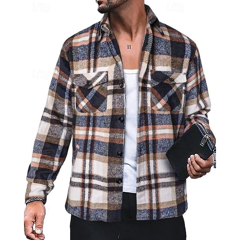 Checked Shirt Jacket