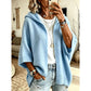 Hooded Open-Front Cardigan