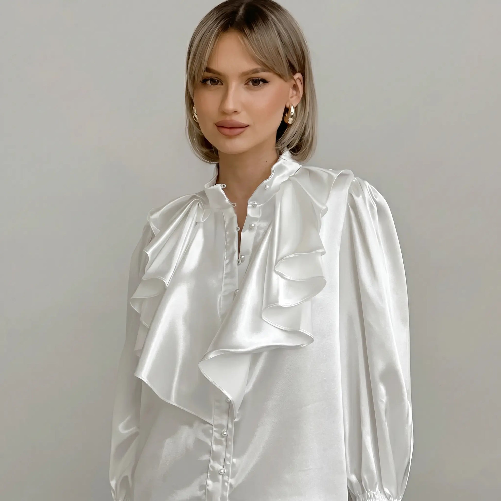 Brixen - Elegant Satin Blouse