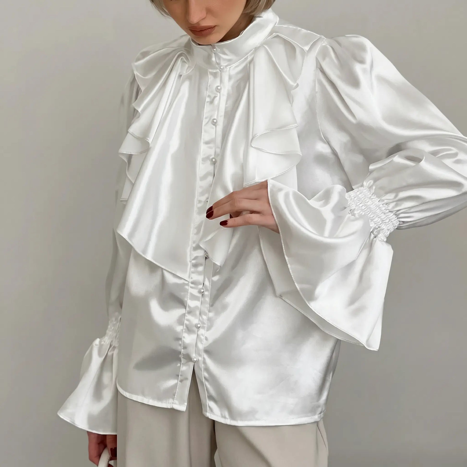 Brixen - Elegant Satin Blouse