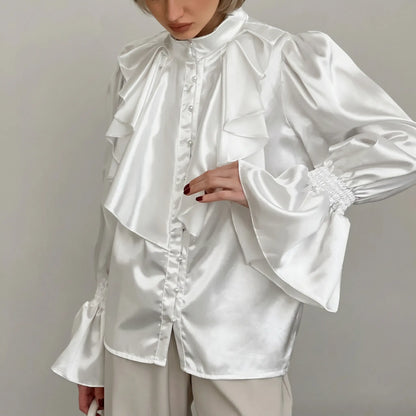 Brixen - Elegant Satin Blouse