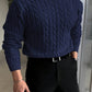 Cable Knit Crew Neck Sweater