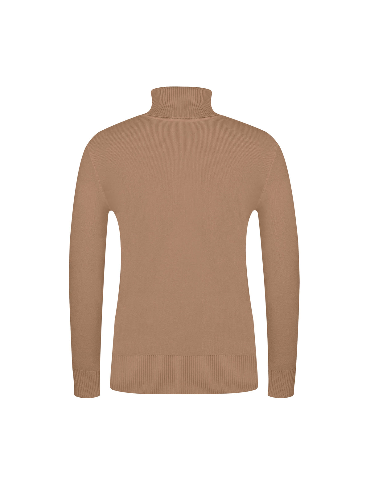 High-Neck Lined Sweater