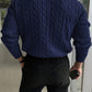 Cable Knit Crew Neck Sweater