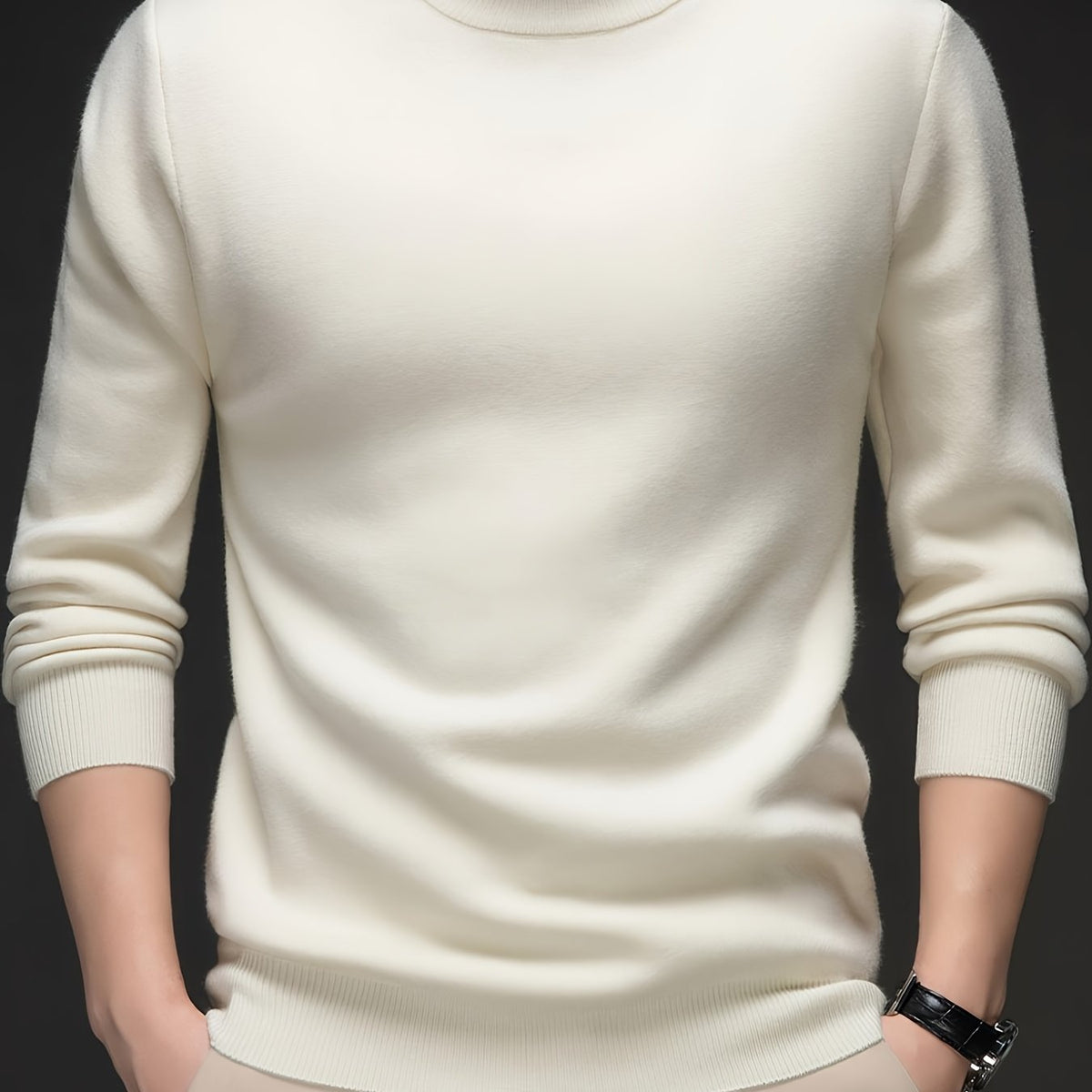 Refined High-Neck Sweater