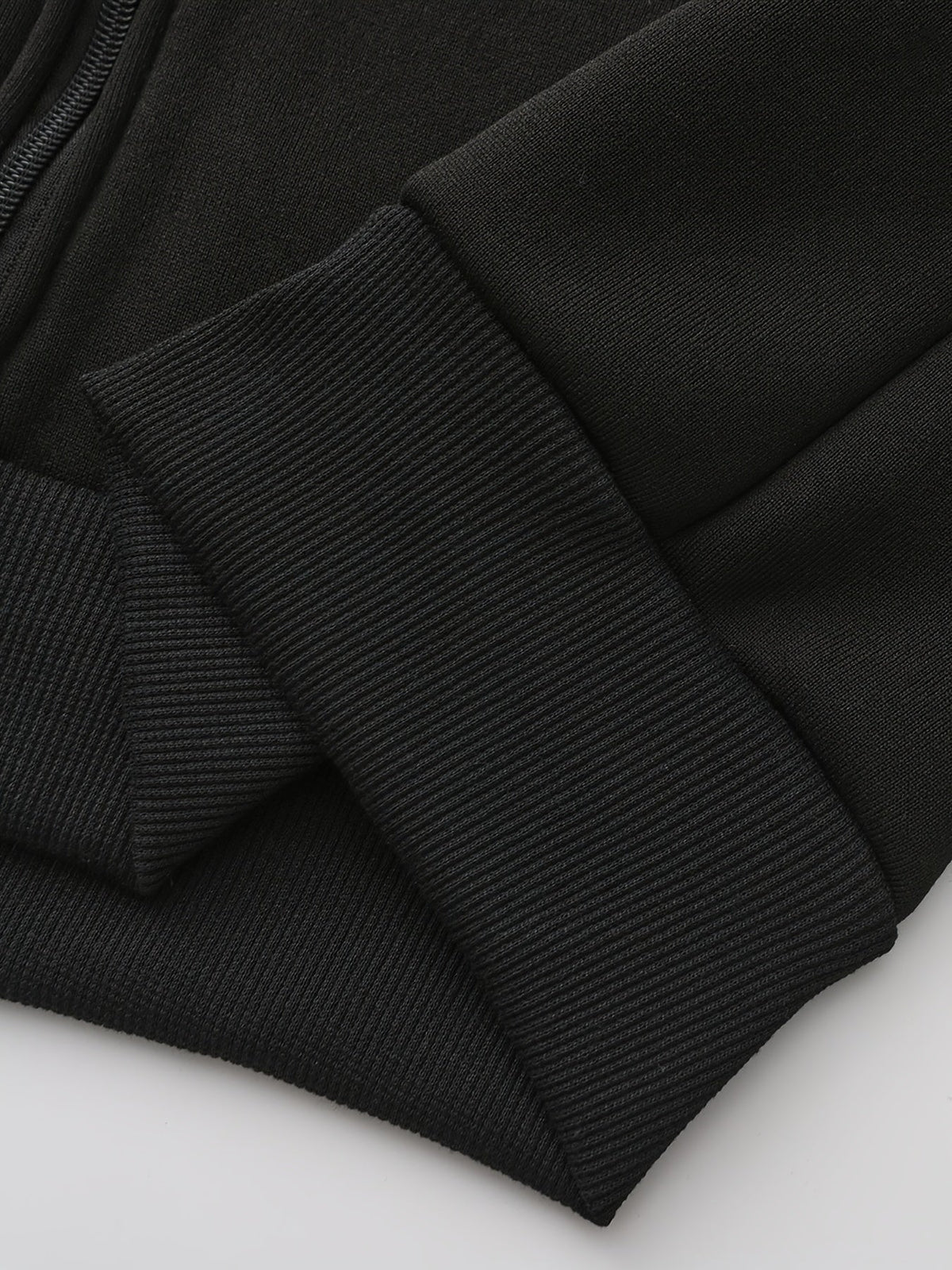 Color Block Zip-Up Hoodie