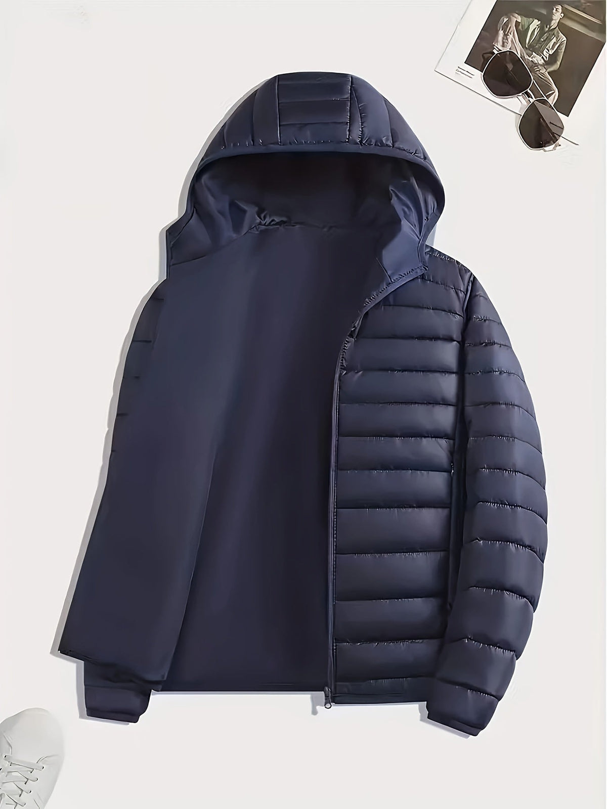 Lightweight Hooded Puffer Jacket