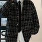 Textured Plaid Shirt Jacket