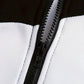 Color Block Zip-Up Hooded Jacket