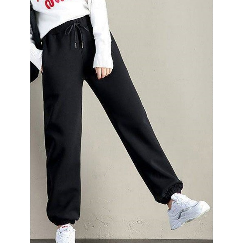 High-Waisted Relaxed Fit Joggers