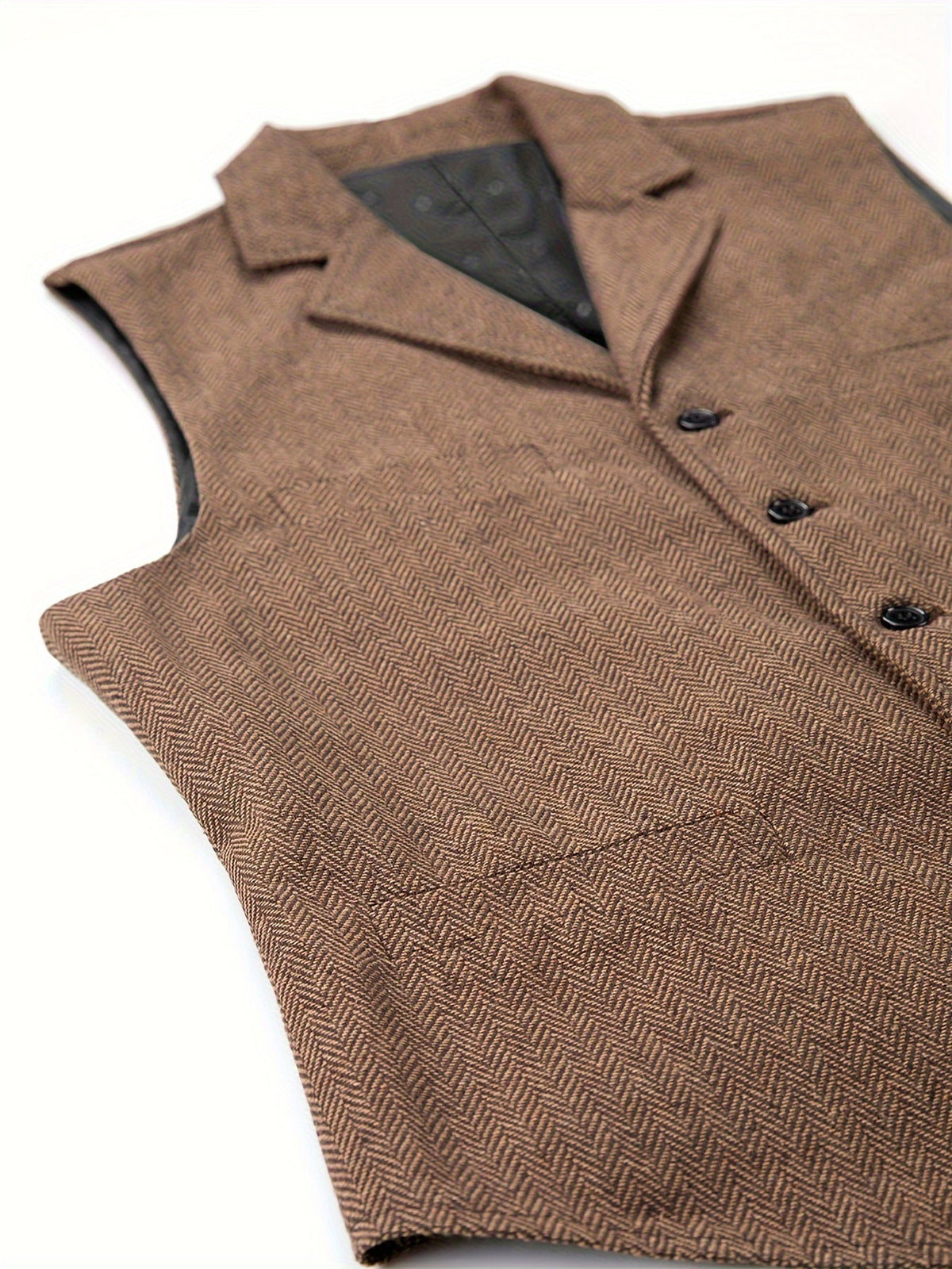 Herringbone Tailored Waistcoat