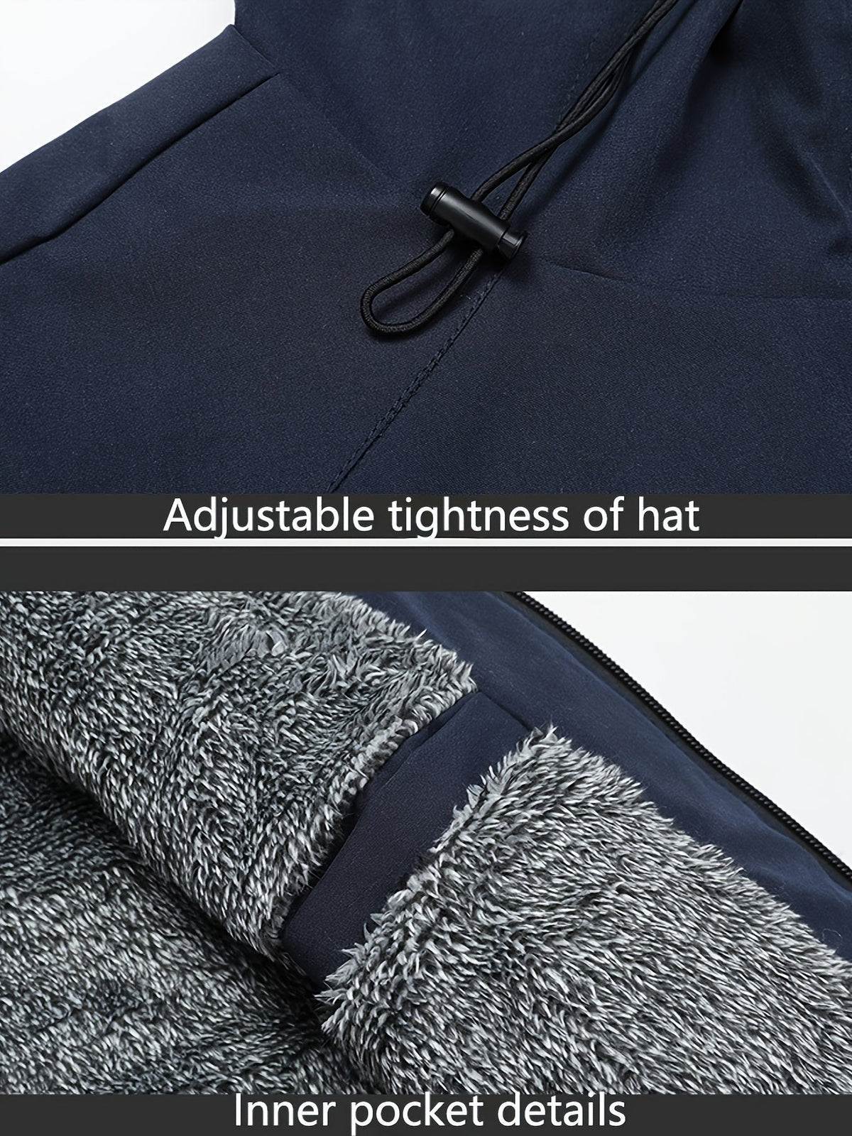 Fleece-Lined Hooded Jacket