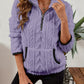 Half-Zip Textured Pullover