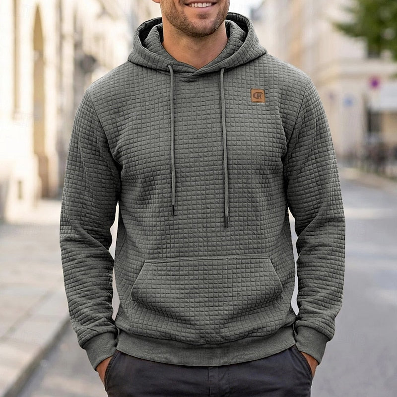 Textured Comfort Hoodie