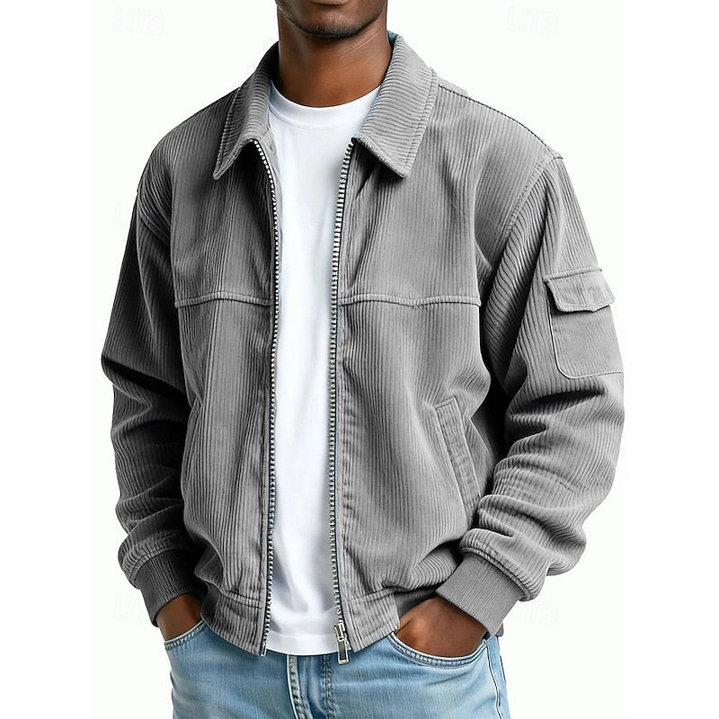 Ribbed Textured Jacket