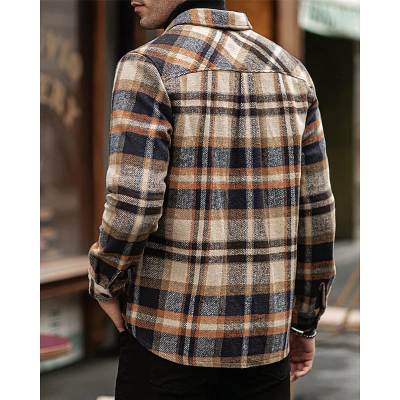 Checked Shirt Jacket