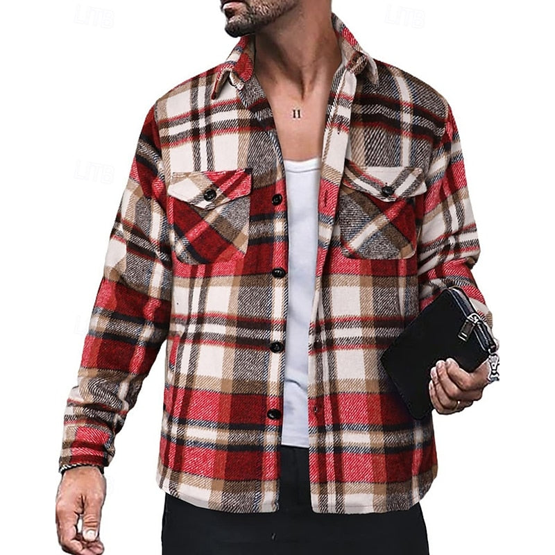 Checked Shirt Jacket
