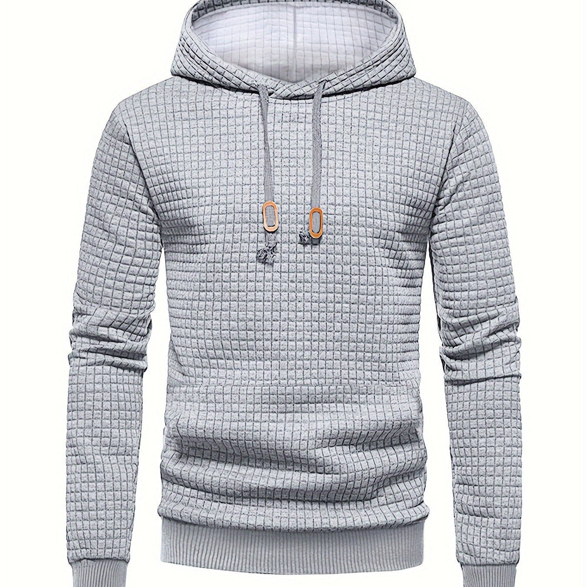 Textured Hooded Pullover