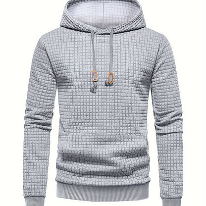 Textured Hooded Pullover