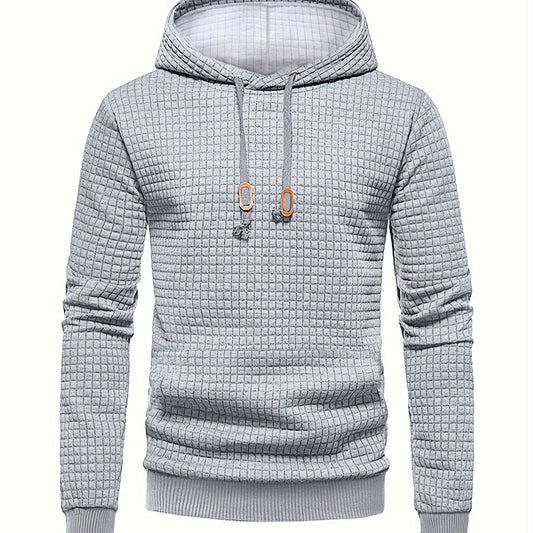 Textured Hooded Pullover