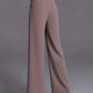 High-Waisted Wide-Leg Trousers