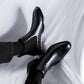 Pointed-Toe Chelsea Boots