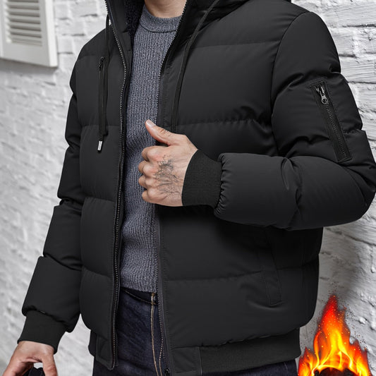 Quilted Hooded Winter Jacket