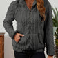 Half-Zip Textured Pullover
