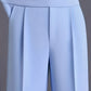 High-Waisted Wide-Leg Trousers