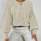 Relaxed Cable-Knit Sweater