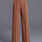 High-Waisted Wide-Leg Trousers