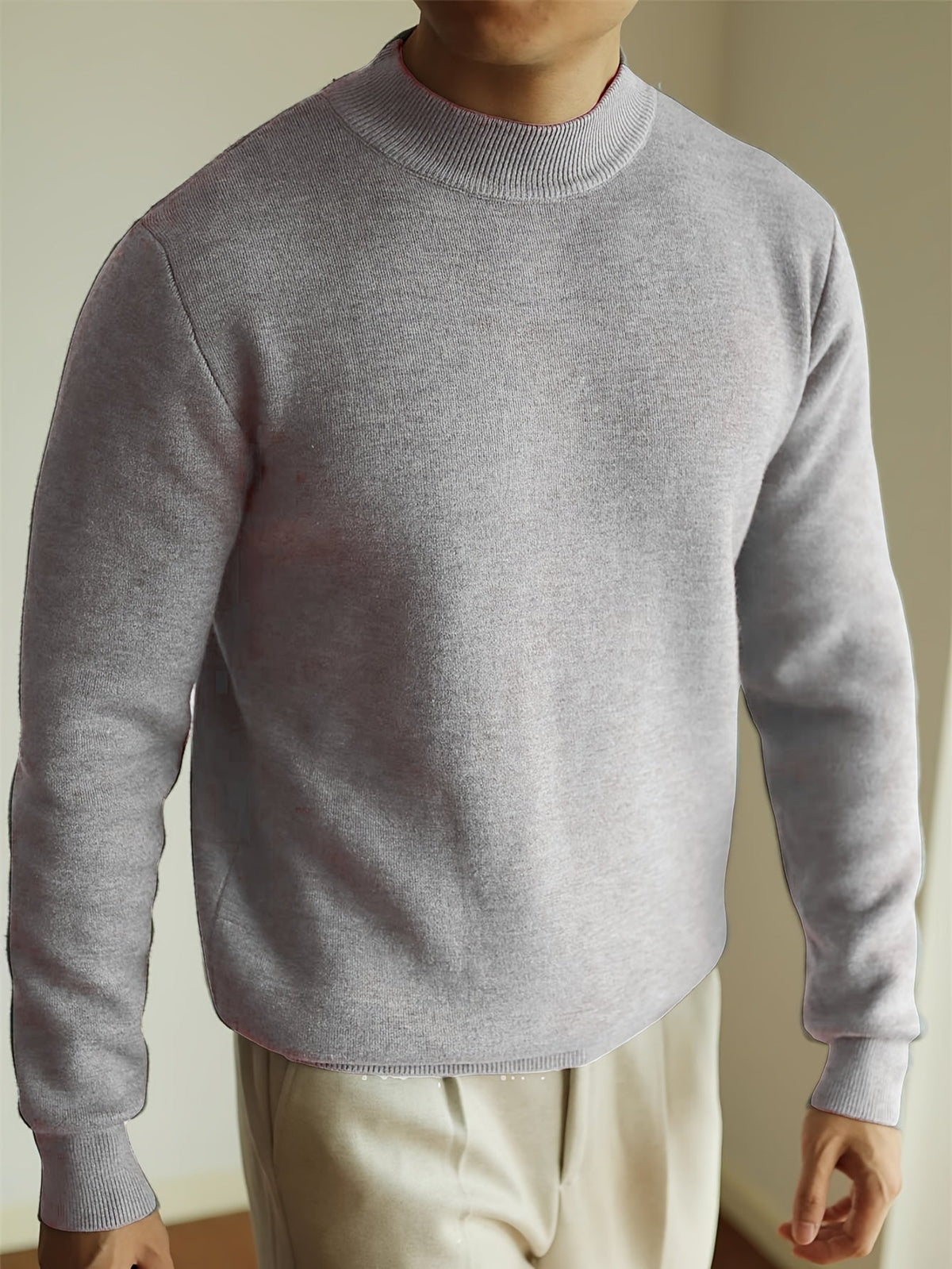 Refined High-Neck Sweater