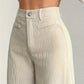 High-Waisted Wide-Leg Trousers
