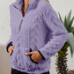 Half-Zip Textured Pullover