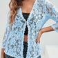 Floral Openwork Cardigan