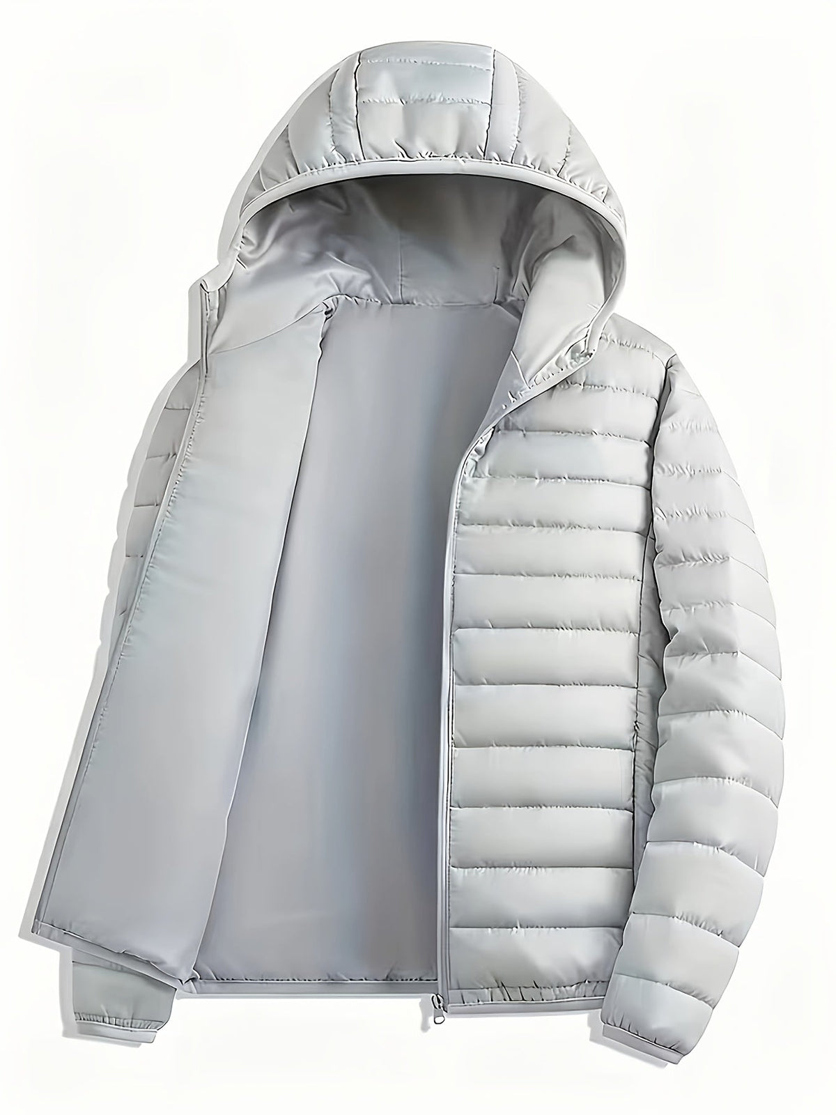 Lightweight Hooded Puffer Jacket