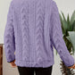 Half-Zip Textured Pullover