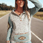 Western-Inspired Hooded Sweatshirt