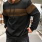 Textured Color-Block Hoodie