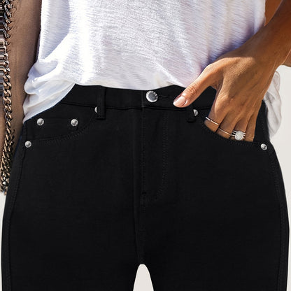 High-Waisted Skinny Jeans