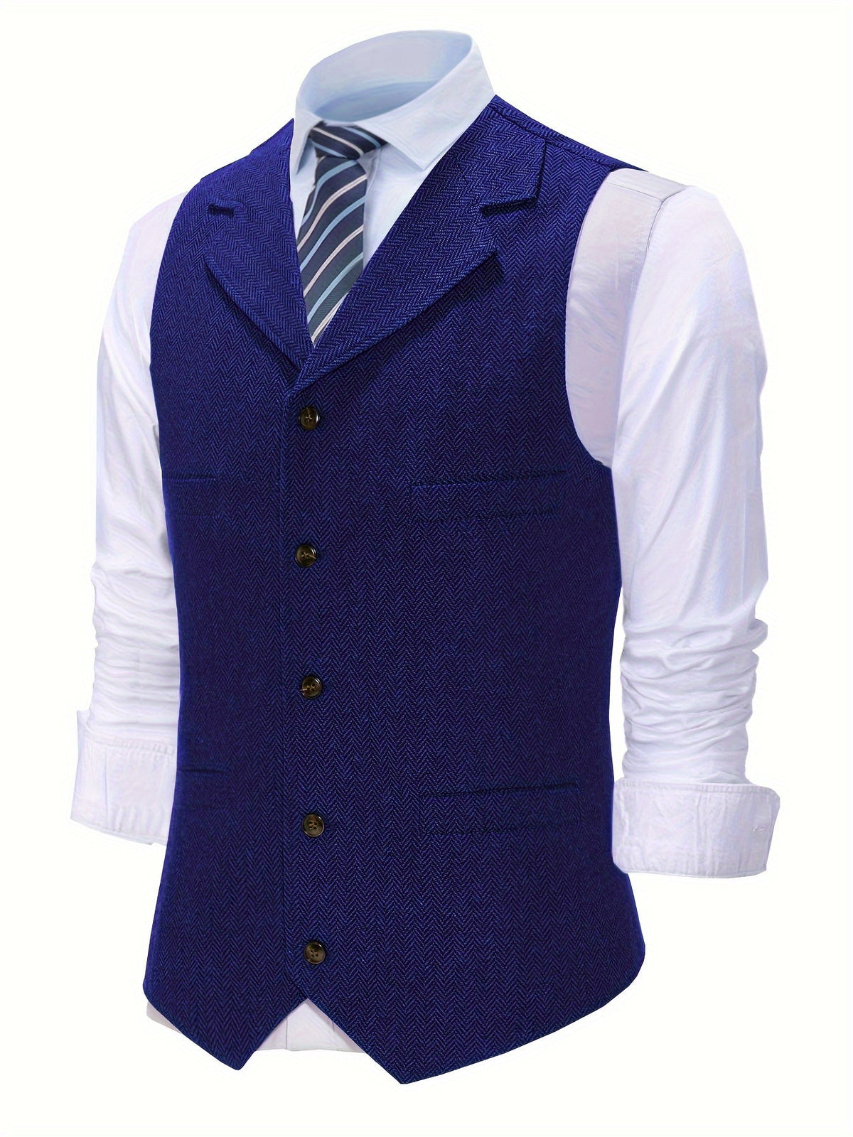 Herringbone Tailored Waistcoat