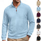 Textured Quarter-Zip Pullover