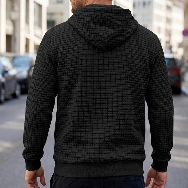 Textured Comfort Hoodie