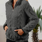 Half-Zip Textured Pullover