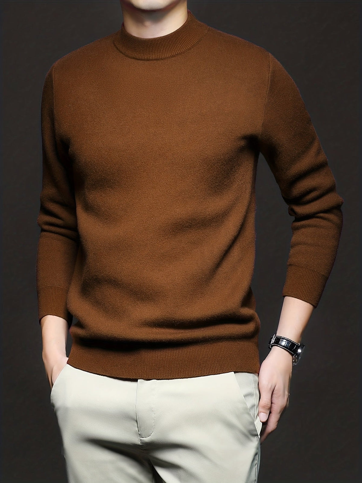 Refined High-Neck Sweater