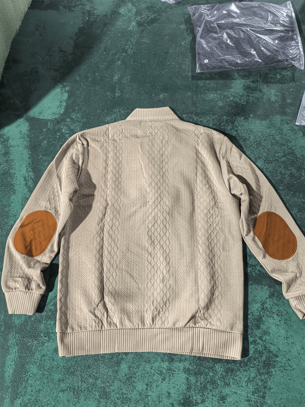 Stand Collar Button Henley Sweater