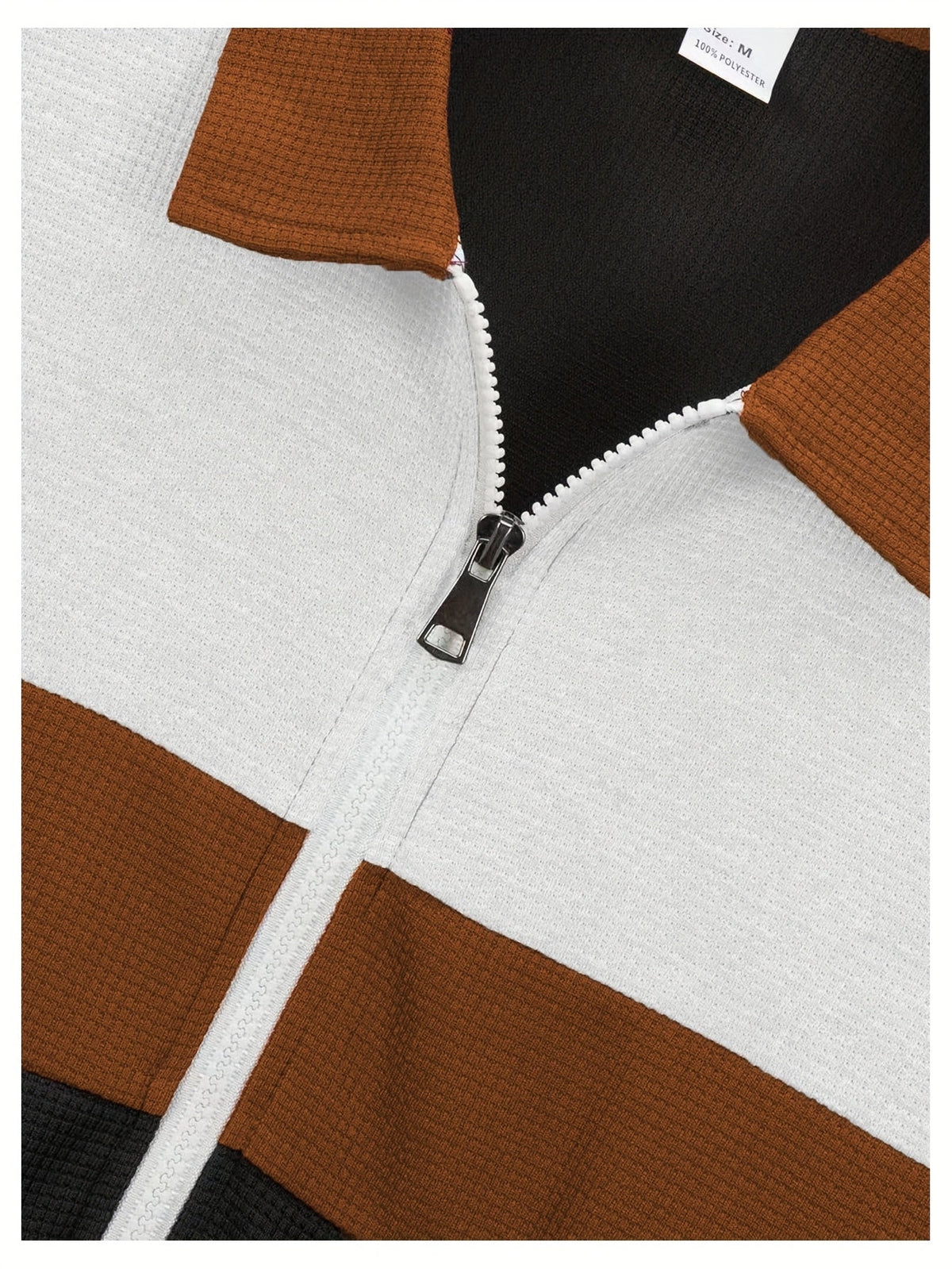 Color-Block Zip-Up Jacket