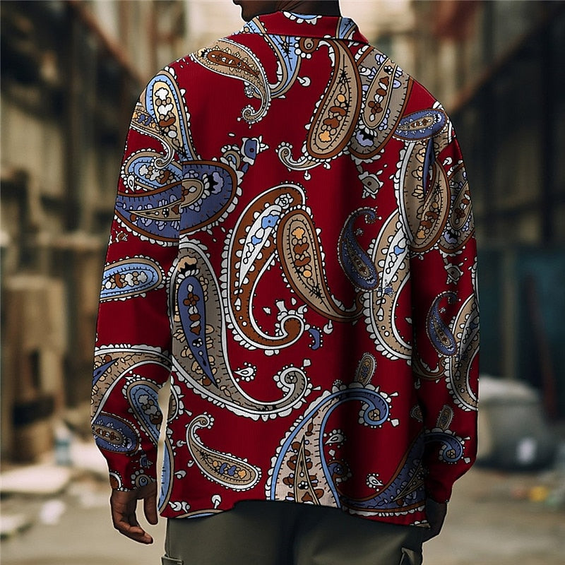 Paisley Print Overshirt